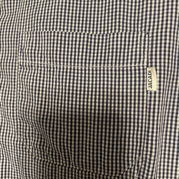 Jacadi Blue and White Button Down - Picture 3 of 4